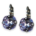 Earrings By Mariana Woman Glamorous Violet Swarovski Crystals - Image 2