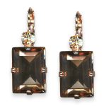 Mariana Earrings My Treasures Coll. Glamorous Golden Shadow & Lt Colorado Topaz Austrian Crystals - Image 2
