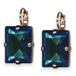 Mariana Earrings My Treasures Coll. Exquisite Bermuda Blue Austrian Crystals