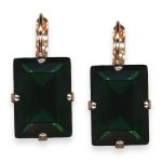 Earrings By Mariana Woman Gorgeous Emerald Swarovski Crystals