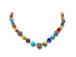 Mariana Necklace Fantasy Nirvana Coll. Multi Color Austrian Crystals & Flower Elements - Image 3