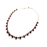 Necklace By Mariana Woman Stunning Oval Siam Swarovski Crystals - Image 2