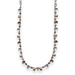 Necklace by Mariana Woman Timeless Pearl and Topaz Swarovski Crystals