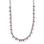 Necklace by Mariana Gingerbread Coll. Shimmering Golden Shadow & Lt Rose Austrian Crystals