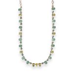 Necklace by Mariana Blondie Coll. Charming Mint Green, Jonquil, & Chrysolite Austrian Crystals