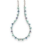 Necklace by Mariana Bliss Coll. Charming Turq, Vitral Light, & Aquamarine Austrian Crystals - Image 2