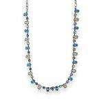 Necklace by Mariana My Treasures Coll. Gorgeous Aquamarine, Pearl, & AB Austrian Crystals - Image 2