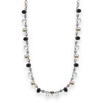 Necklace by Mariana St Martin Coll. Elegant Jet, Pearl, White Opal, & AB Austrian Crystals - Image 3