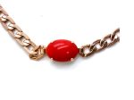 Necklace By Mariana My Treasures Coll. Stunning Red Coral Swarovski Crystals - Image 3