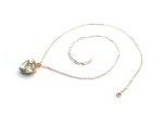 Necklace Pendant By Mariana Woman Charming Heart Shaped Moonlight Swarovski Crystals - Image 2