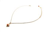 Necklace Pendant By Mariana My Treasures Coll. Simply Elegant Coral Swarovski Crystals - Image 2