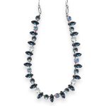 Necklace by Mariana Mood Indigo Coll. Gorgeous Montana Blue, White Opal, & AB Austrian Crystals - Image 2