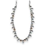 Necklace by Mariana Moon Dance Coll. Shimmering Moonlight, Lt Amber, & Silk Austrian Crystals - Image 2