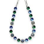 Necklace by Mariana My Treasures Coll. Gorgeous Sapphire, Emerald, Olivine, & Vitral Med Austrian Crystals - Image 2