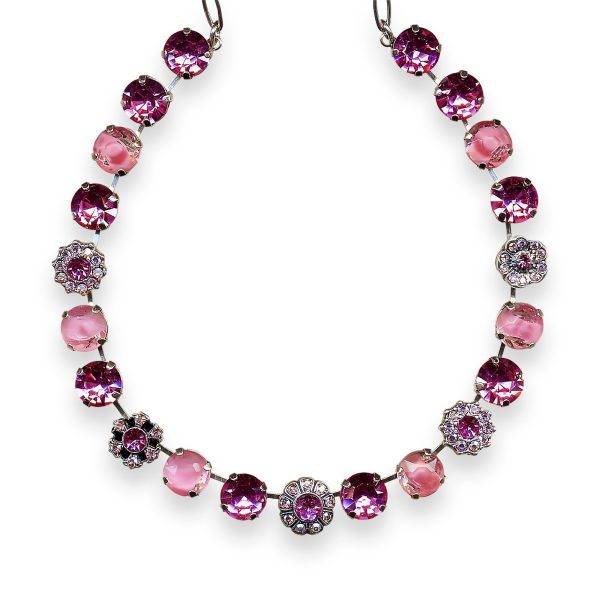 Necklace by Mariana My Treasures Coll. Lovely Rose, AB, & Rose Delite Austrian Crystals