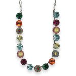 Necklace by Mariana Poppy Coll. Exquisite Multicolor Austrian Crystal - Image 3