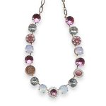 Necklace by Mariana Cherry Blossom Coll. Elegant Lt Rose, Pink Coral, White Opal & Clear Austrian Crystal - Image 2