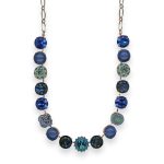 Necklace by Mariana Serenity Joy Of Life Coll. Exquisite Pacific Opal, Sapphire, Blue Zircon, Capri Blue, & Blue Opal Austrian Crystal - Image 3
