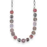 Necklace by Mariana Love Joy Of Life Coll. Glamorous Rose Quartz Mineral, Pink Pearl, Vintage Rose, Rose Delite, & Rose Opal Austrian Crystal - Image 2