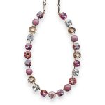 Necklace by Mariana Cherry Blossom Coll. Charming Lt Rose, Pink Opal, Rose, Pink Coral, & Clear Austrian Crystals - Image 3