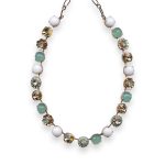 Necklace by Mariana Seaside Day Coll. Fab Pacific Opal, White Opal, & Topaz Austrian Crystals - Image 2