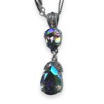 Necklace Pendant by Mariana Woman Glamorous Paradise Shine Swarovski Crystals - Image 3