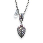 Necklace Pendant by Mariana My Treasures Coll. Glitzy Aurora Boreale & Clear Austrian Crystal - Image 2