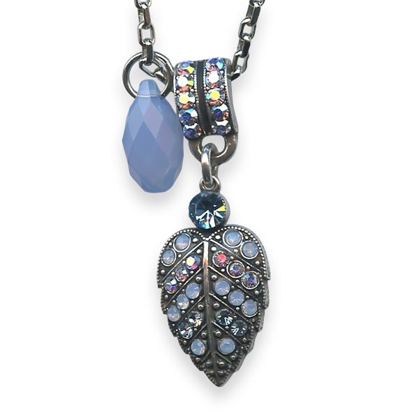 Necklace Pendant by Mariana Periwinkle Coll. Shimmering AB, Pale Blue, & Aqua Blue Austrian Crystal