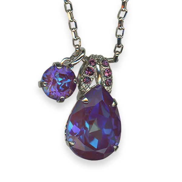 Necklace Pendant by Mariana My Treasures Coll. Gorgeous Amethyst & Sun Kissed Plum Austrian Crystal