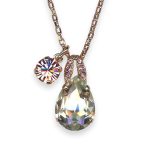 Necklace Pendant by Mariana My Treasures Coll. Charming Moonlight & Lt Rose Austrian Crystal - Image 3
