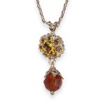 Necklace Pendant by Mariana My Treasures Coll. Sassy Topaz & Amber Austrian Crystals - Image 3