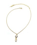 Necklace Pendant By Mariana Woman Timeless Pearl and Opal Swarovski Crystals - Image 3