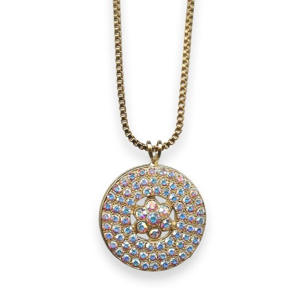Necklace Pendant by Mariana My Treasures Coll. Glitzy Aurora Borealis Austrian Crystals