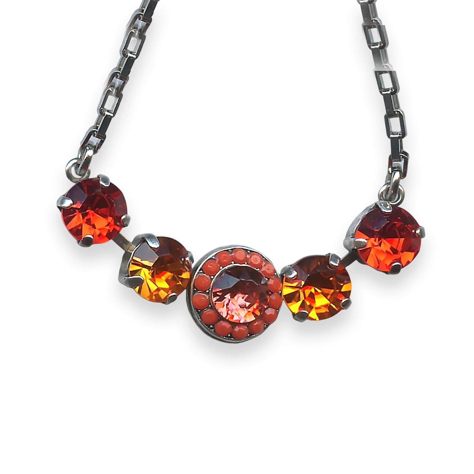 N-5084-1047-SP (1) Necklace Pendant by Mariana Woman Sassy Hyacinth and Sun Swarovski Crystals - Image 1