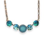 Necklace Pendant by Mariana Addicted To Love Coll. Gorgeous Blue Zircon, Aquamarine, Blue Opal, & Turq Austrian Crystals - Image 3