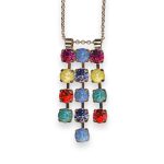 Necklace Pendant by Mariana Poppy Coll. Glamorous Fuchsia, Tanzanite, Red, & Sun Kissed Sunshine, Laguna, & Ocean Austrian Crystals - Image 2