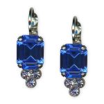 Earrings by Mariana Electric Blue Coll. Gorgeous Royal Blue & Royal Purple Austrian Crystals - Image 3