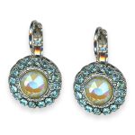 Earrings by Mariana Pretty Woman Coll. Floral Sunshine Delight & Aquamarine Austrian Crystals