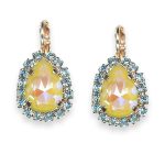 Earrings by Mariana Pretty Woman Coll. Shimmering Sunshine Delight & Aquamarine Austrian Crystals