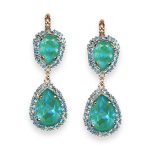 Earrings by Mariana Addicted to Love Coll. Glamorous Laguna Delight & Aquamarine Austrian Crystals - Image 2