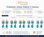 Earrings By Mariana Beautiful Turquoise and Aqua Swarovski Crystals - Image 4