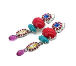 Earrings by Mariana Pretty Woman Coll. Siam, Blue, Red Coral, Turquoise, Fuchsia, & Sunshine Delight Austrian Crystals