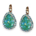Earrings by Mariana Addicted to Love Coll. Alluring Laguna Delight & Aquamarine Austrian Crystals - Image 3