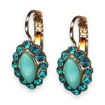 Earrings by Mariana Addicted to Love Coll. Adorable Turq & Blue Zircon Austrian Crystals - Image 3