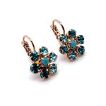Earrings By Mariana Woman Lovely Aquamarine and Blue Zircon Swarovski Crystals - Image 3