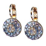 Earrings by Mariana Electric Blue Coll. Adorable Royal Purple & Pearl Austrian Crystals