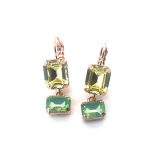 Earrings By Mariana Blondie Solis Coll. Jonquil & Pacific Opal Austrian Crystals - Image 2