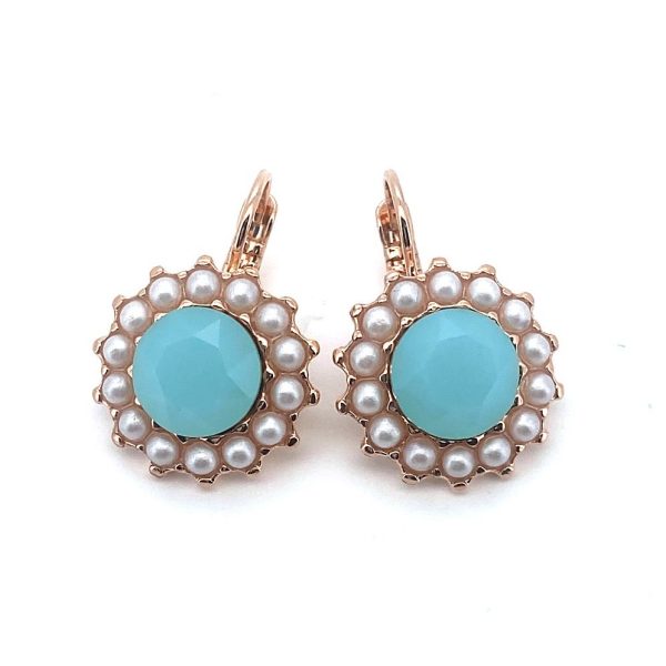 Earrings By Mariana Woman Elegant Alabaster and Pearl Swarovski Crystals