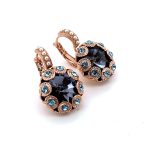 Earrings By Mariana Woman Sassy Purple and Aquamarine Swarovski Crystals - Image 3
