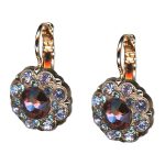 Earrings by Mariana Electric Blue Coll. Lovely Royal Purple, Aquamarine, & Burgundy Austrian Crystals - Image 3